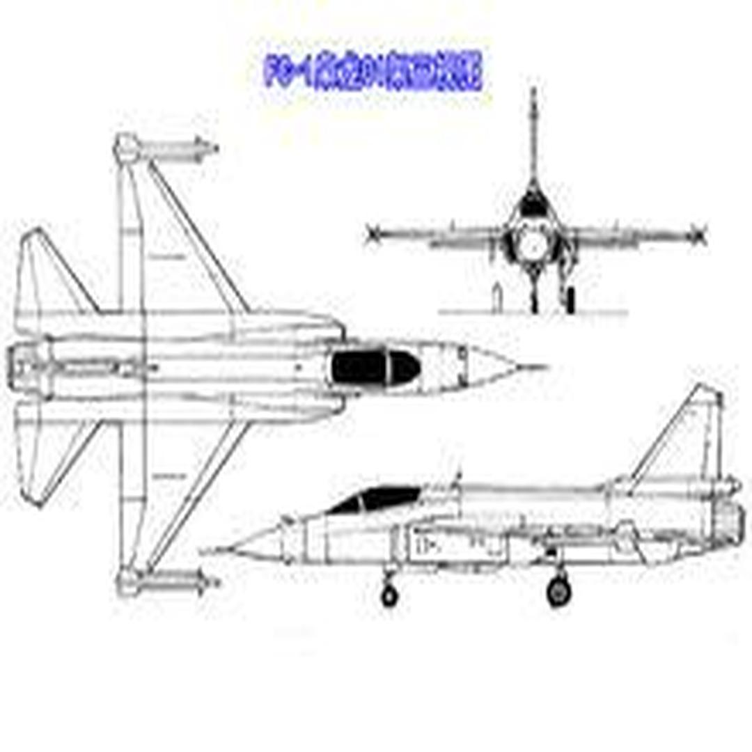 fc-1枭龙01架三视图