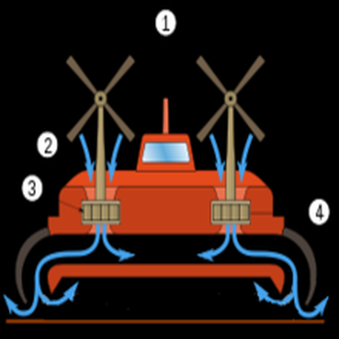 气垫船底部结构图图片