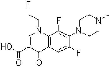 培氟沙星结构式图片