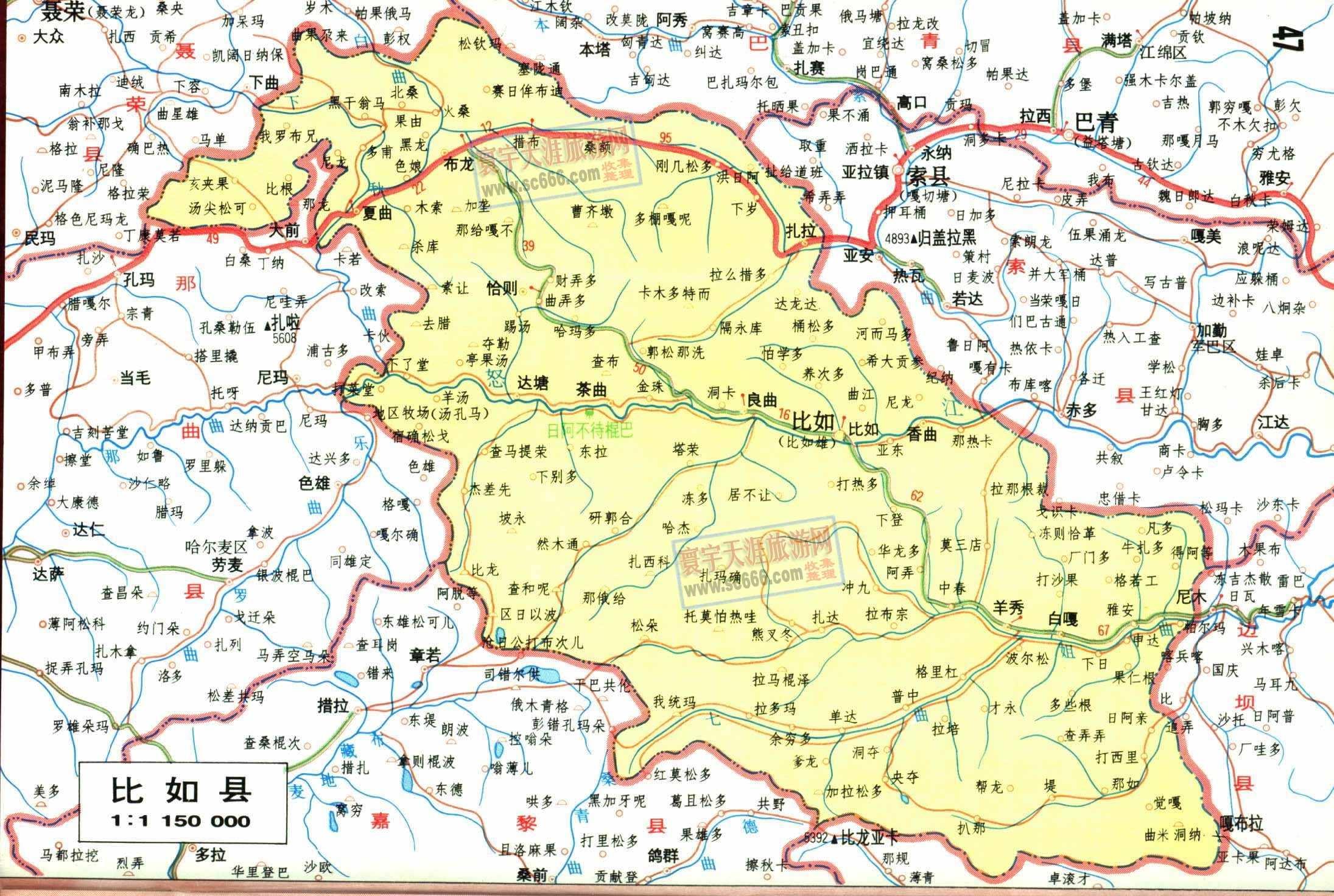 西藏尼木县地图|西藏尼木县地图全图高清版大图片|旅途风景图片网|www.visacits.com