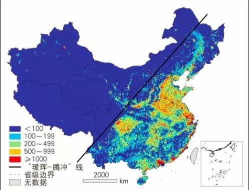 中国人口密度 快懂百科