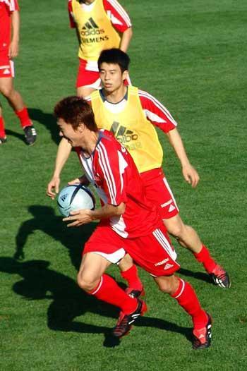 中国国家男子足球队球员风采