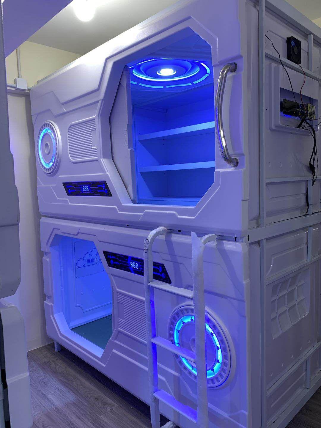 米舱太空舱胶囊床定制款科技单人舱旅馆成套家具卧室组合酒店设备-阿里巴巴