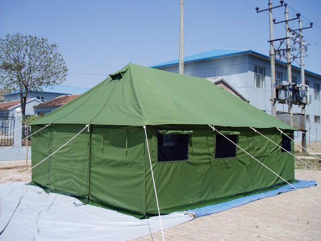 军用帐篷图示