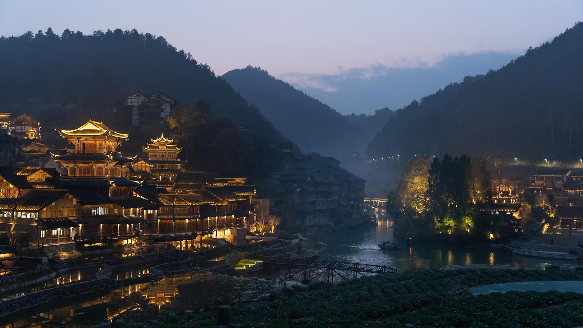 贵州这十年·“黔”旅展风采——乌江寨